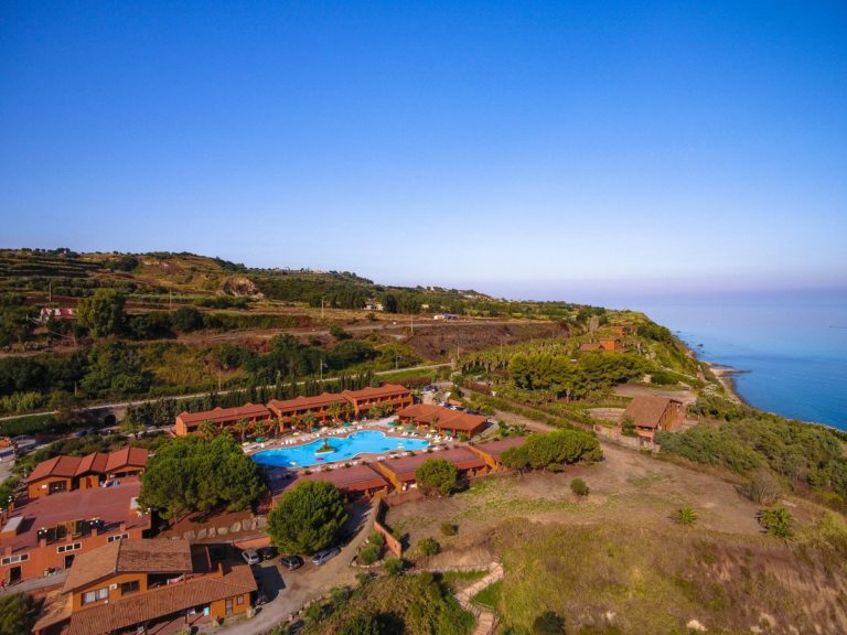 Vista aerea del villaggio